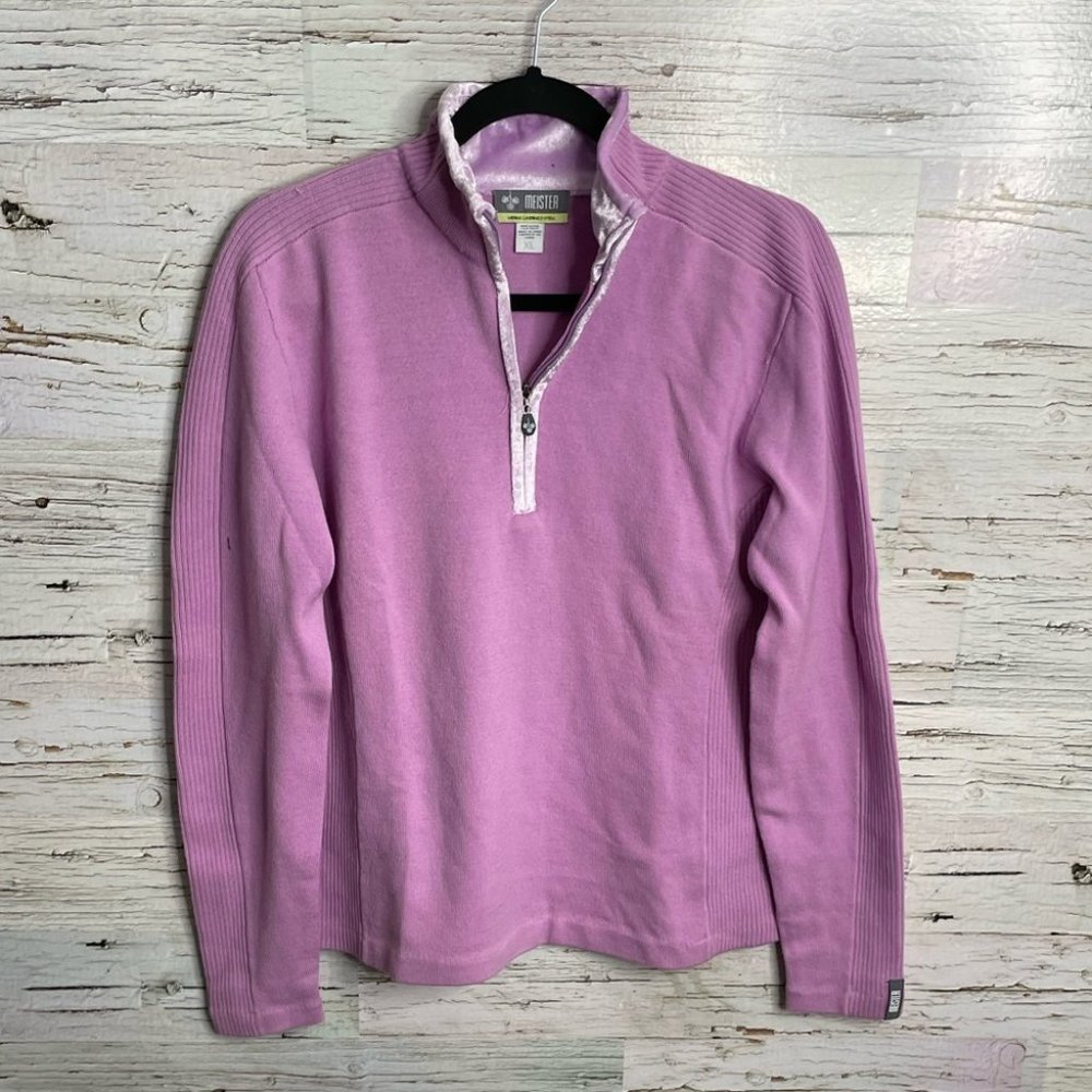 David Meister Pink Crew Neck Sweater